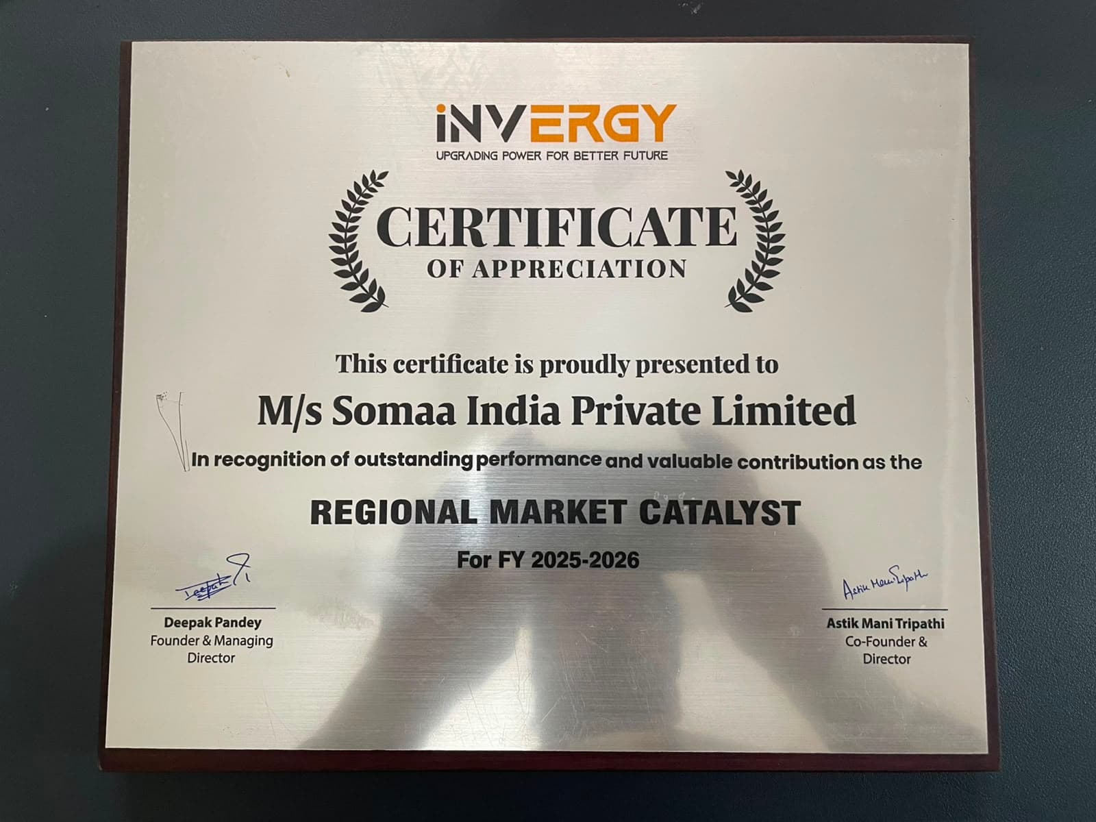 Somaa India award photo 14