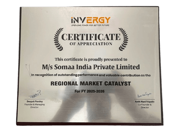 Certificate of Appreciation - Regional Market Catalyst (FY 2025-2026)